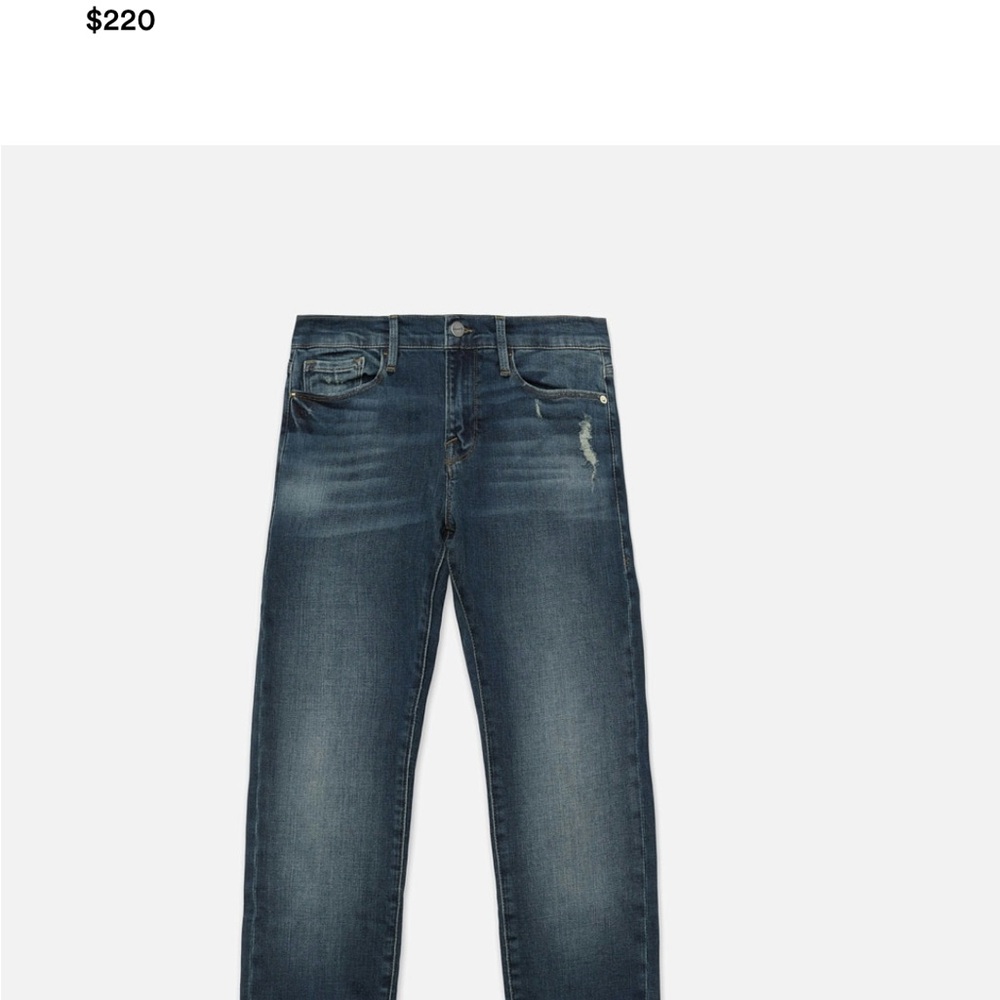 Frame Le Garçon Denim Jeans in Azure